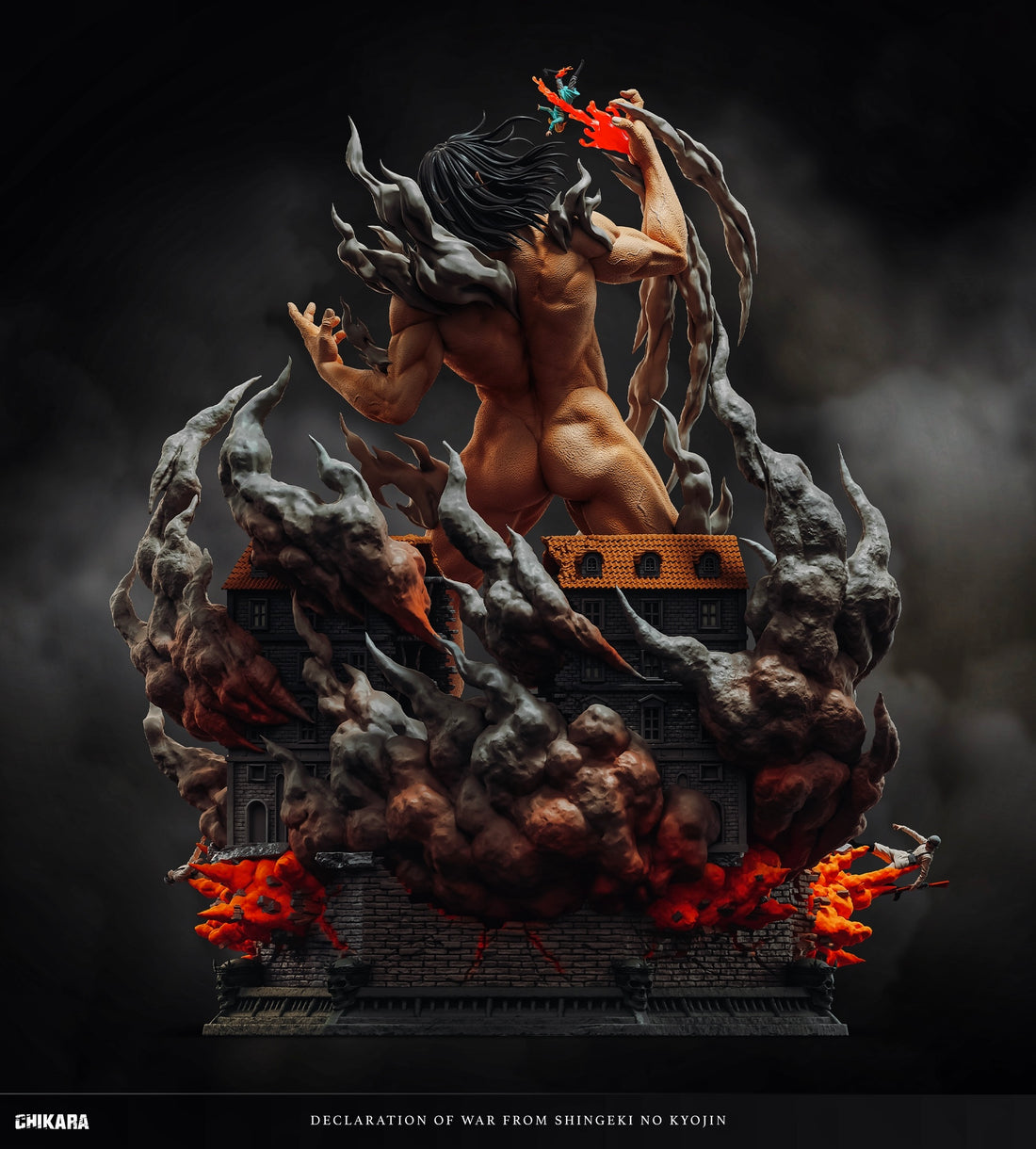 Estatuilla  Attack on Titan | Eren Jaeger | CHIKARA Studio | Tienda Anime | Tico Ofertas