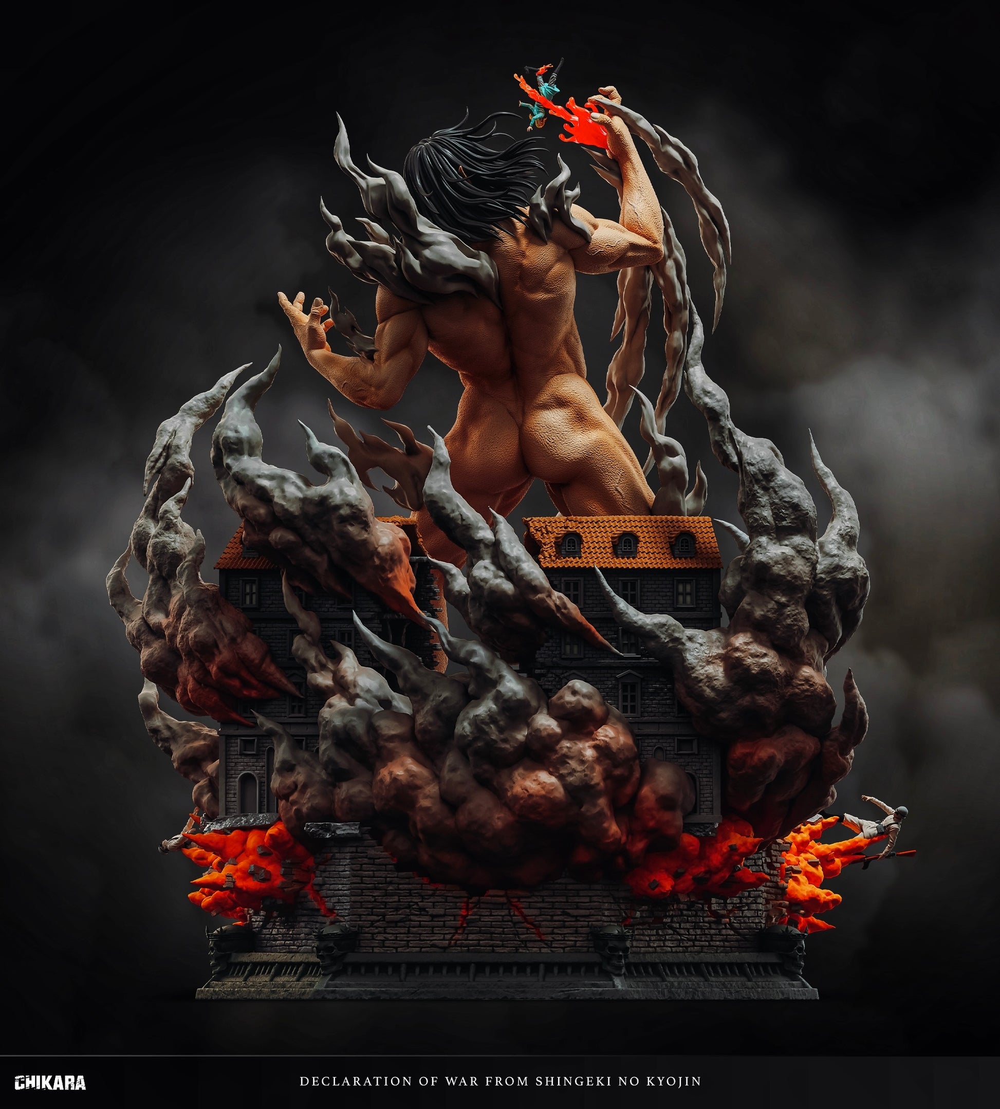 Estatuilla  Attack on Titan | Eren Jaeger | CHIKARA Studio | Tienda Anime | Tico Ofertas Tsume Studio