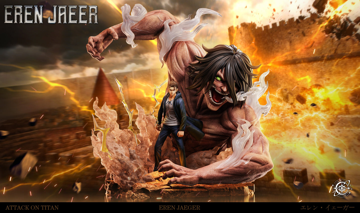 Estatuilla Attack on Titan | Eren vs. Pieck – The Nine Titans Resonance Series Tienda Anime | Tico Ofertas VoidToys Studio