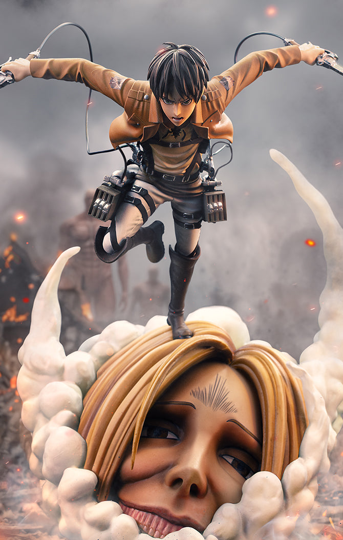 Estatuilla Attack on Titan | Eren Yeager | Iron Studios | Tienda Anime | Tico Ofertas Luan Wu Studio