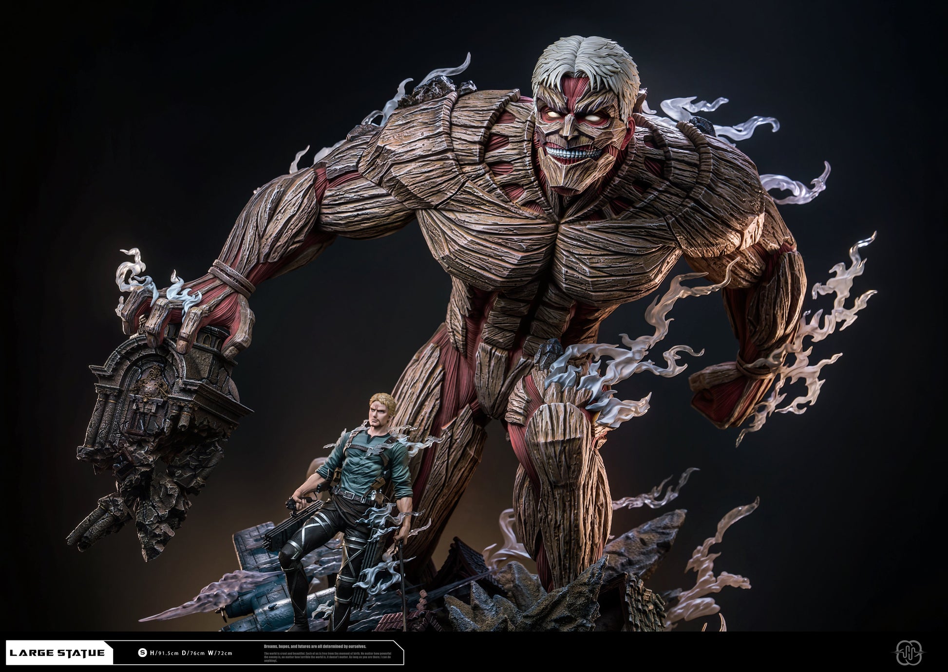 Estatuilla Attack on Titan | Reiner Braun | Hertz Studio | Tienda Anime | Tico Ofertas Hertz Studio