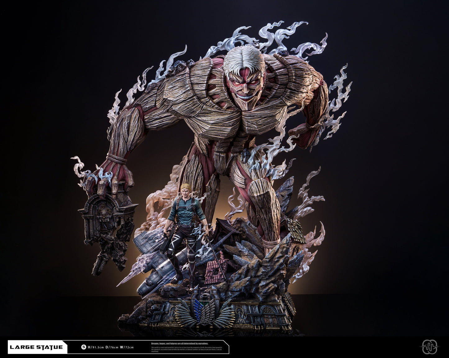Estatuilla Attack on Titan | Reiner Braun | Hertz Studio | Tienda Anime | Tico Ofertas Hertz Studio