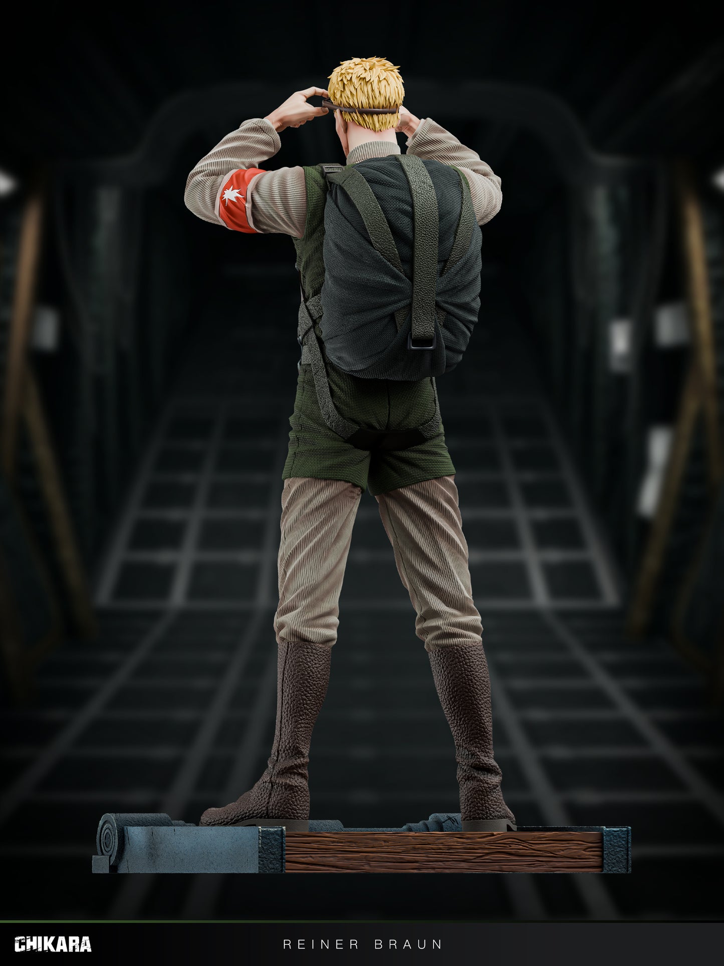 Estatuilla Attack on Titan | Reiner Braun (Parachute Ver.) | CHIKARA Studio | Tienda Anime | Tico Ofertas CHIKARA Studio