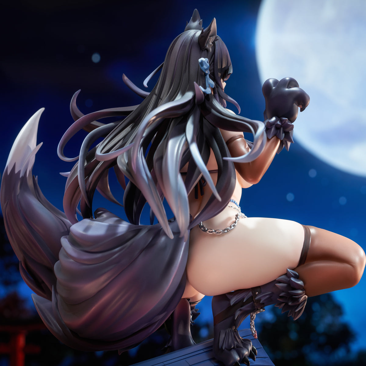 Estatuilla Azur Lane | Atago "Full Moon's Feral Wolf" 1/7 Figure | Good Smile Arts Shanghai | Tico Ofertas Last Work Studio