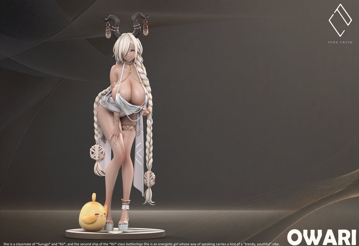 Figura de colección Estatuilla Azur Lane | Owari | Pure Crush Studio