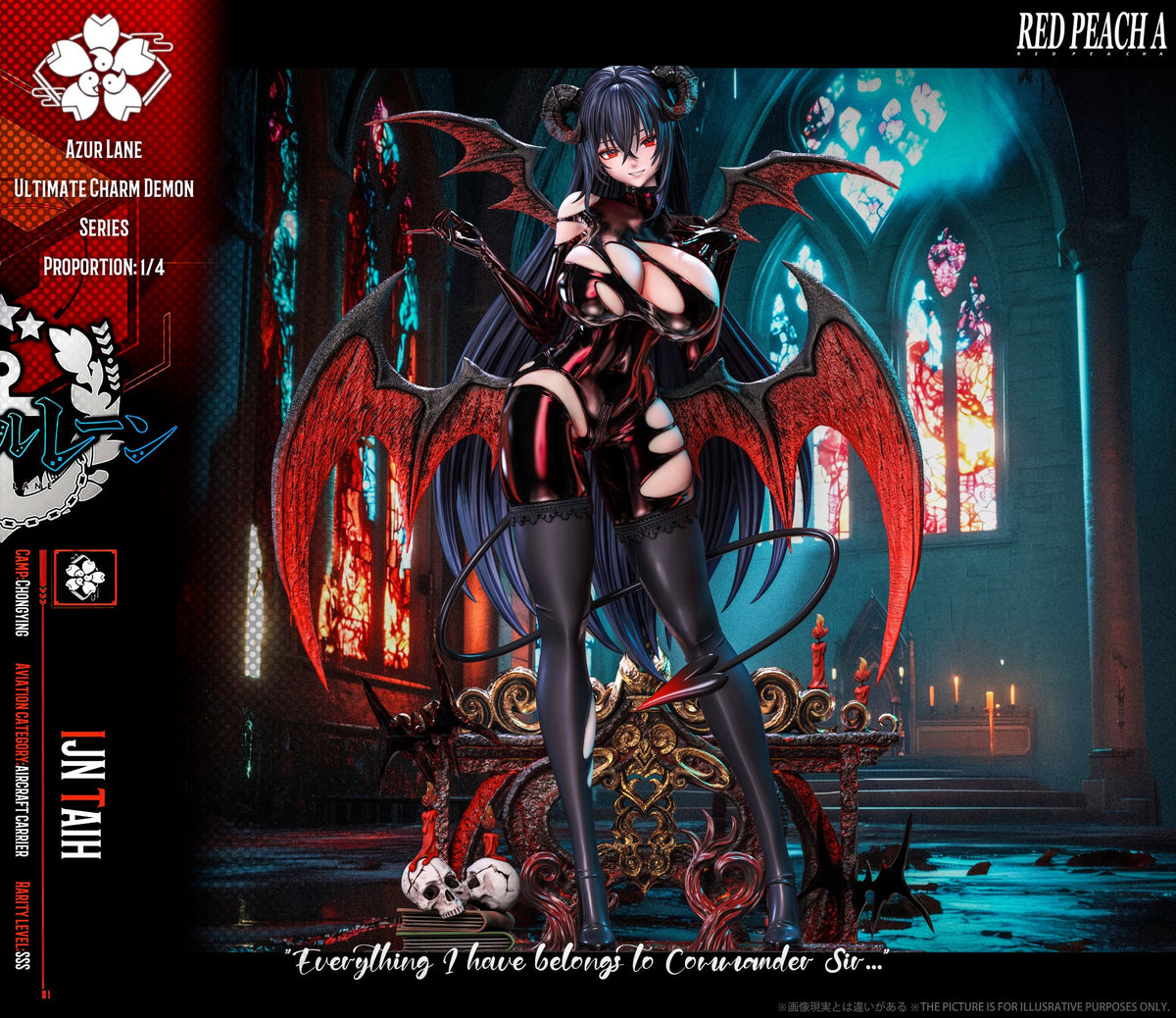 Estatuilla Azur Lane | Taihou Succubus Ver. | Tienda Anime | Tico Ofertas Red Peach A Studio
