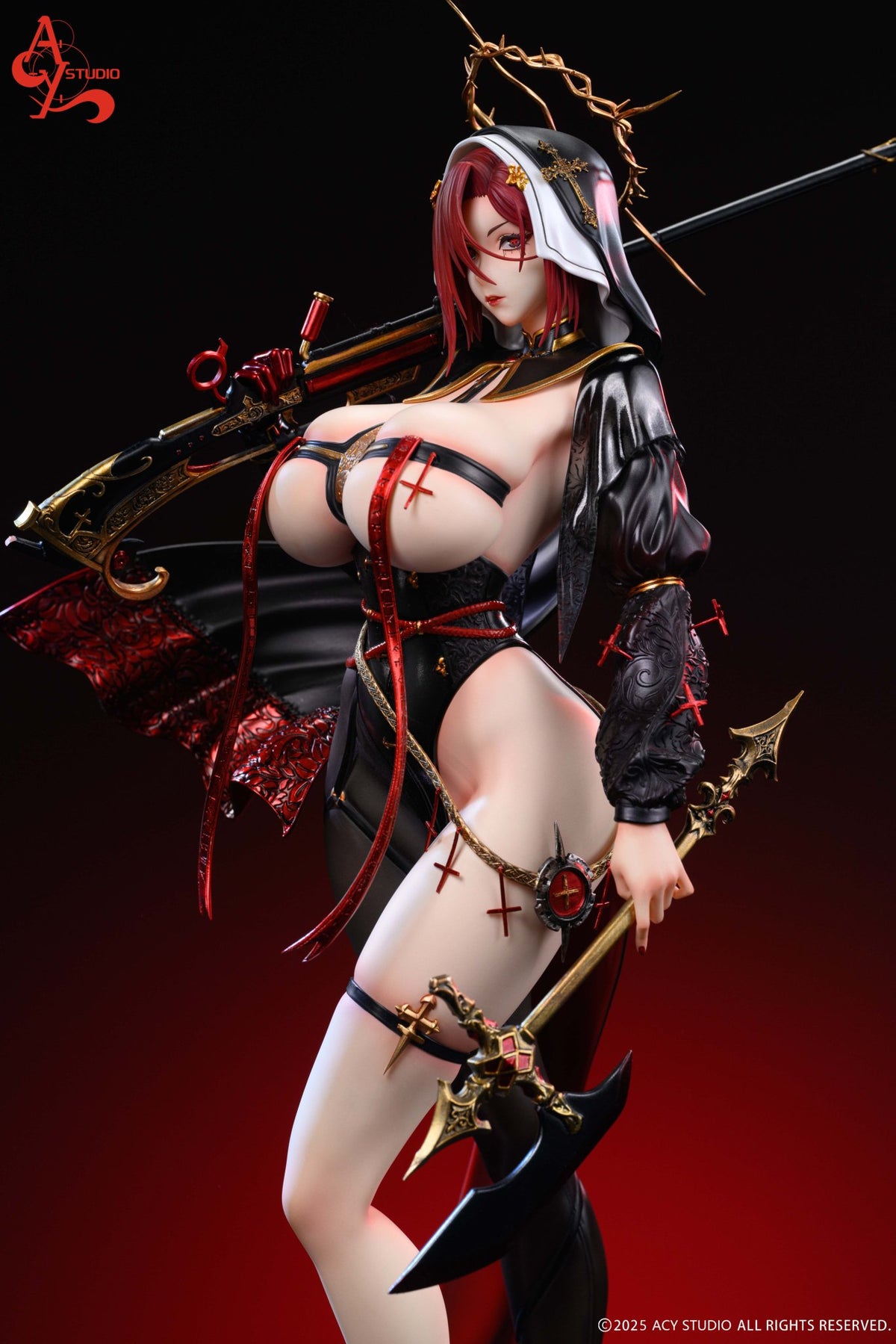 Estatuilla Battle Sister | Estudio ACY | Serie VATICANO | tienda anime Ofertas Tico ACY Studio