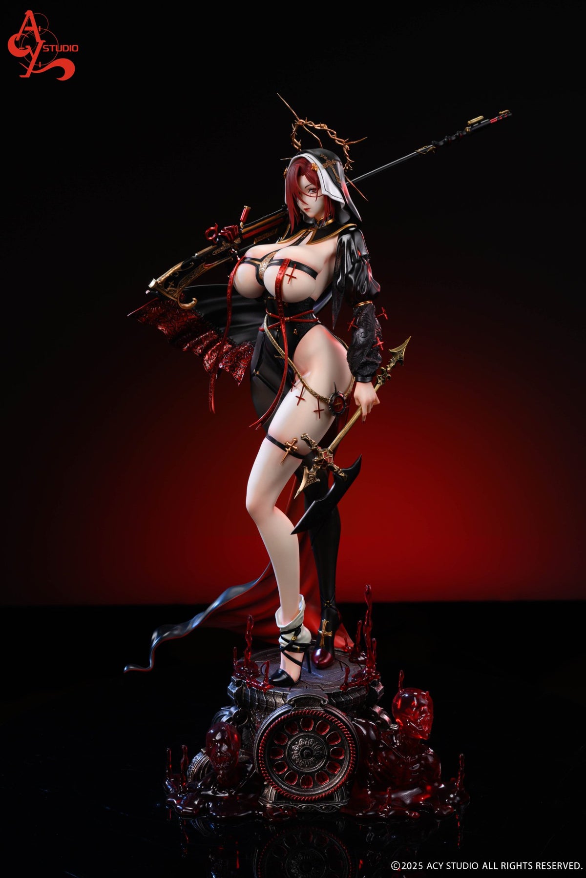 Estatuilla Battle Sister | Estudio ACY | Serie VATICANO | tienda anime Ofertas Tico ACY Studio