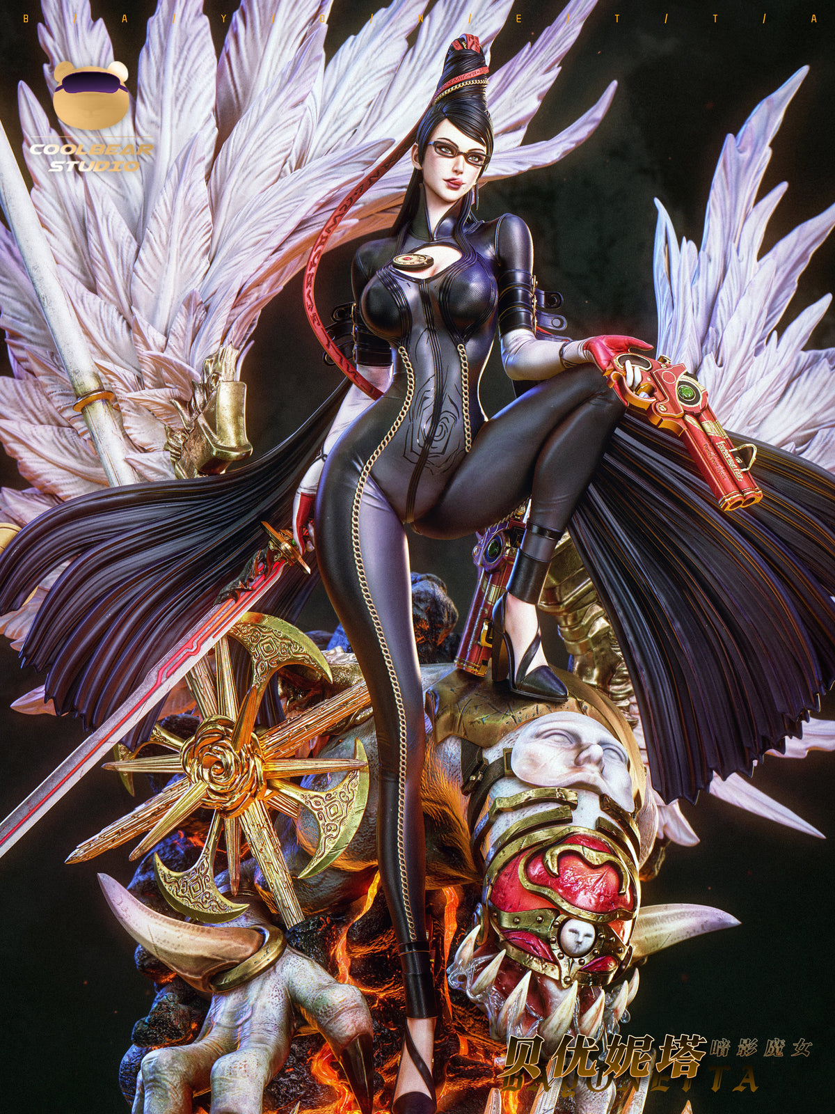 Estatuilla Bayonetta | Bayonetta (Fighter Series 02) | Coolbear Studio | Tienda Anime | Tico Ofertas Joy Station Studio