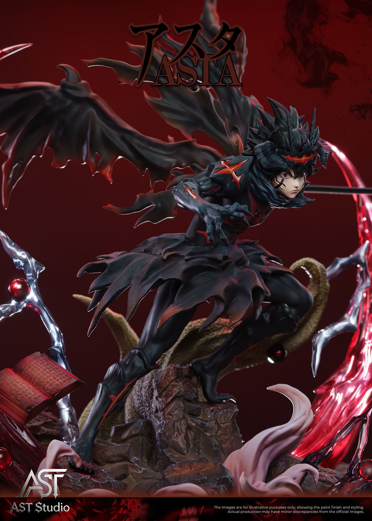 Estatuilla Black Clover | Asta Full Demon Form | AST Studio | Tienda Anime | Tico Ofertas ArtCast Studio