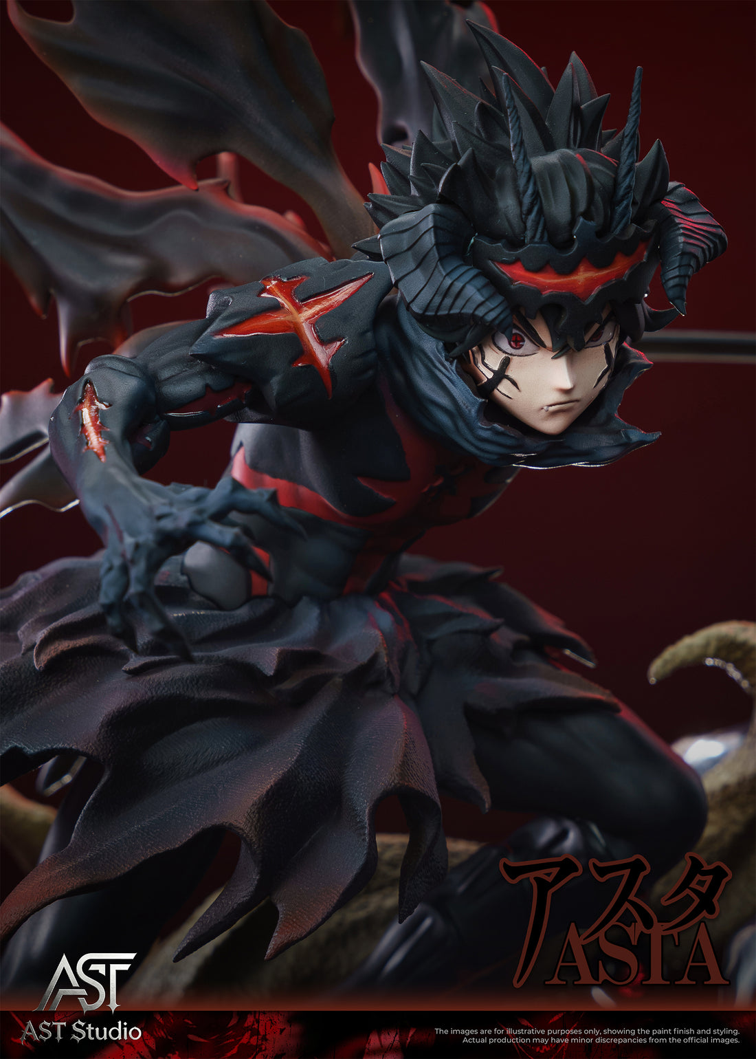 Estatuilla Black Clover | Asta Full Demon Form | AST Studio | Tienda Anime | Tico Ofertas