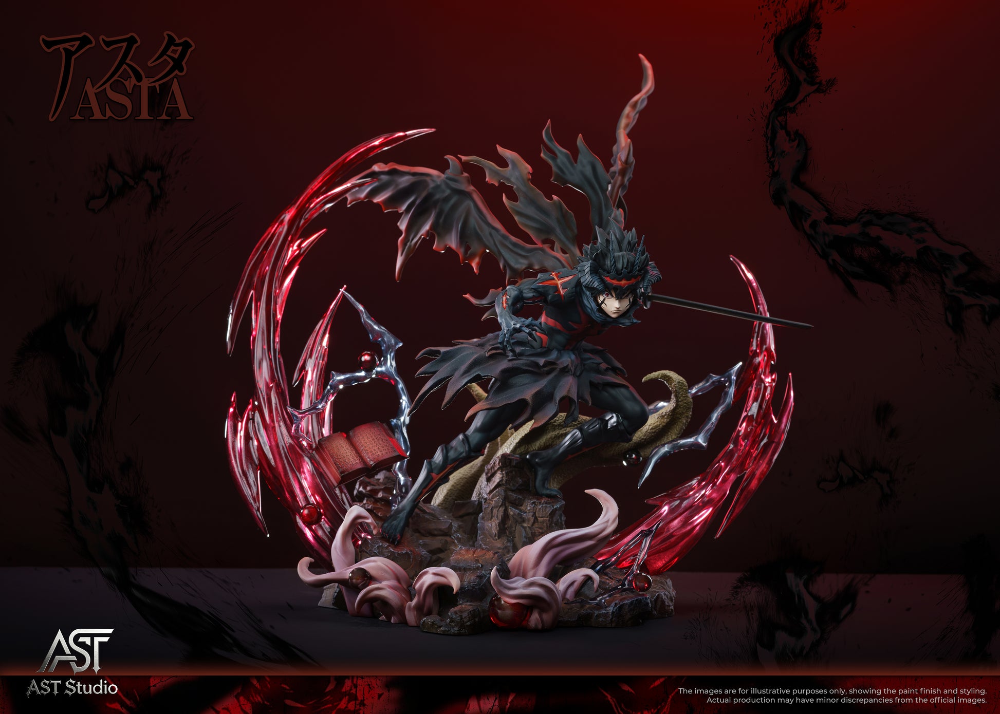 Estatuilla Black Clover | Asta Full Demon Form | AST Studio | Tienda Anime | Tico Ofertas ArtCast Studio