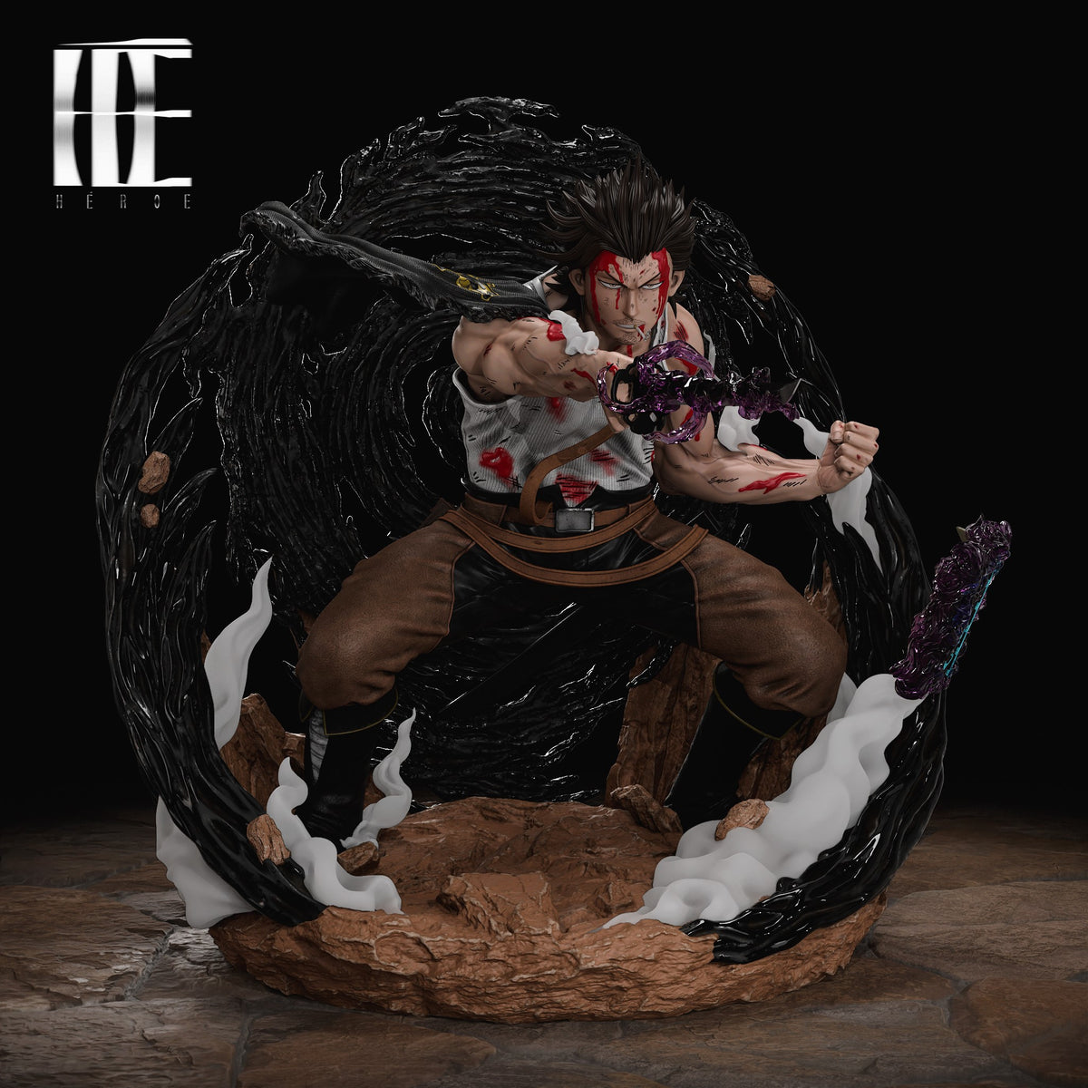Estatuilla Black Clover | Yami Sukehiro | Heroe Collectibles Studio | Tienda Anime | Tico Ofertas Heroe Collectibles Studio
