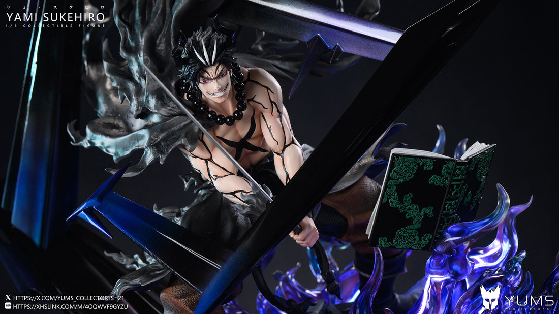 Estatuilla Black Clover | Yami Sukehiro Kijin Transformation 1/4 GK Statue LED | YUMS-Collectors Studio | Tienda Anime | Tico Ofertas