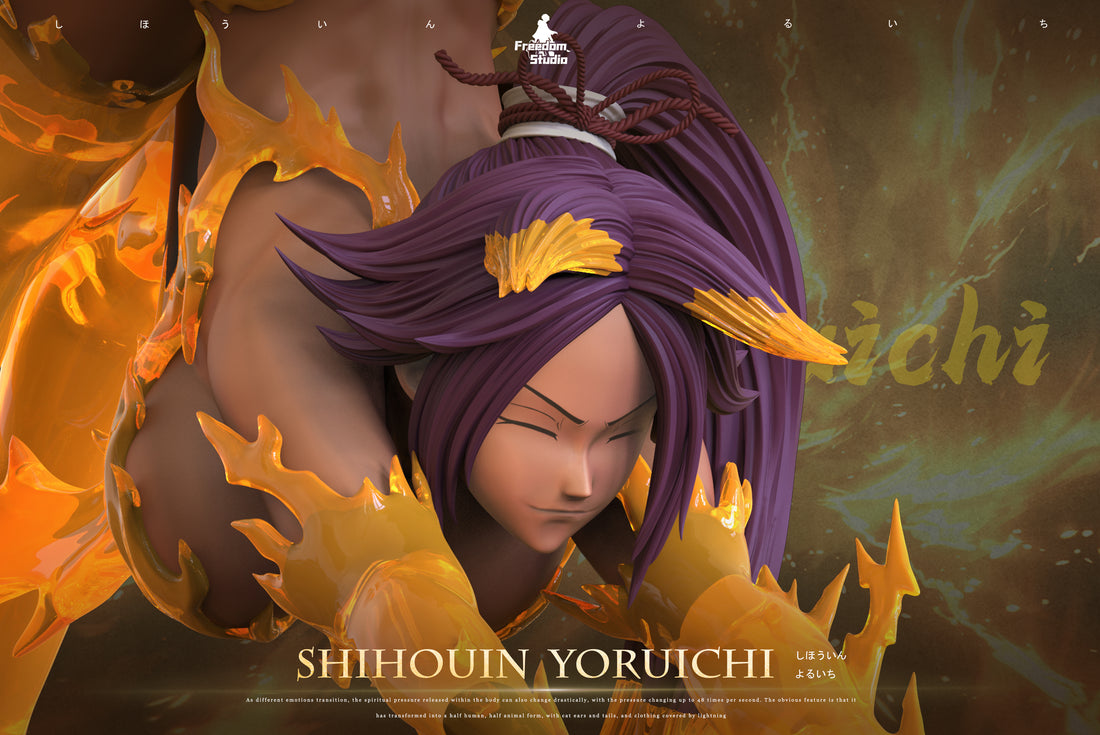 Estatuilla Bleach | Yoruichi Shihōin | Freedom Studio | Tienda Anime | Tico Ofertas