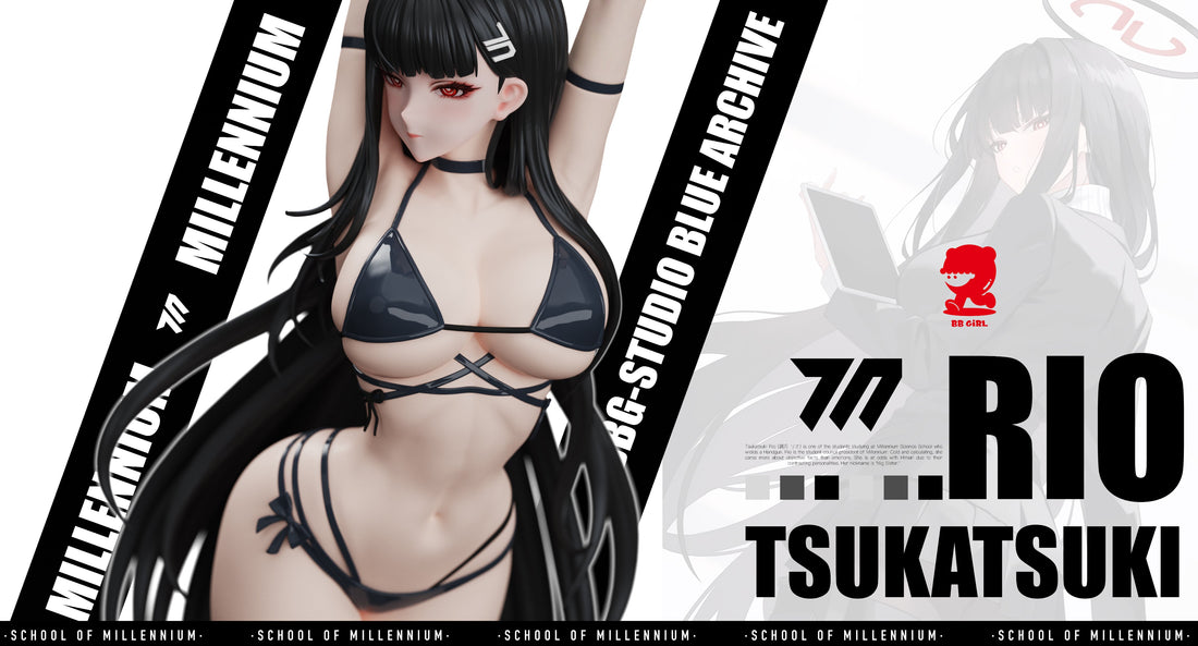 Estatuilla Blue Archive | Tsukatsuki Rio | BB Girl Studio | Tienda Anime | Tico Ofertas