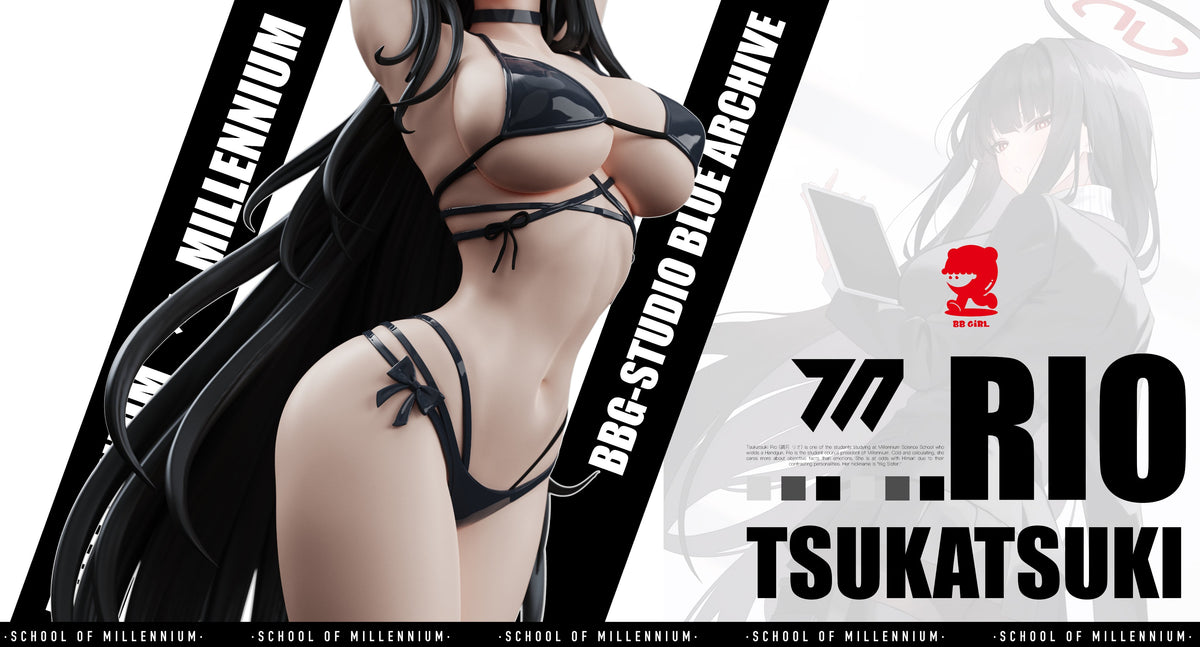 Estatuilla Blue Archive | Tsukatsuki Rio | BB Girl Studio | Tienda Anime | Tico Ofertas Solarain Toys