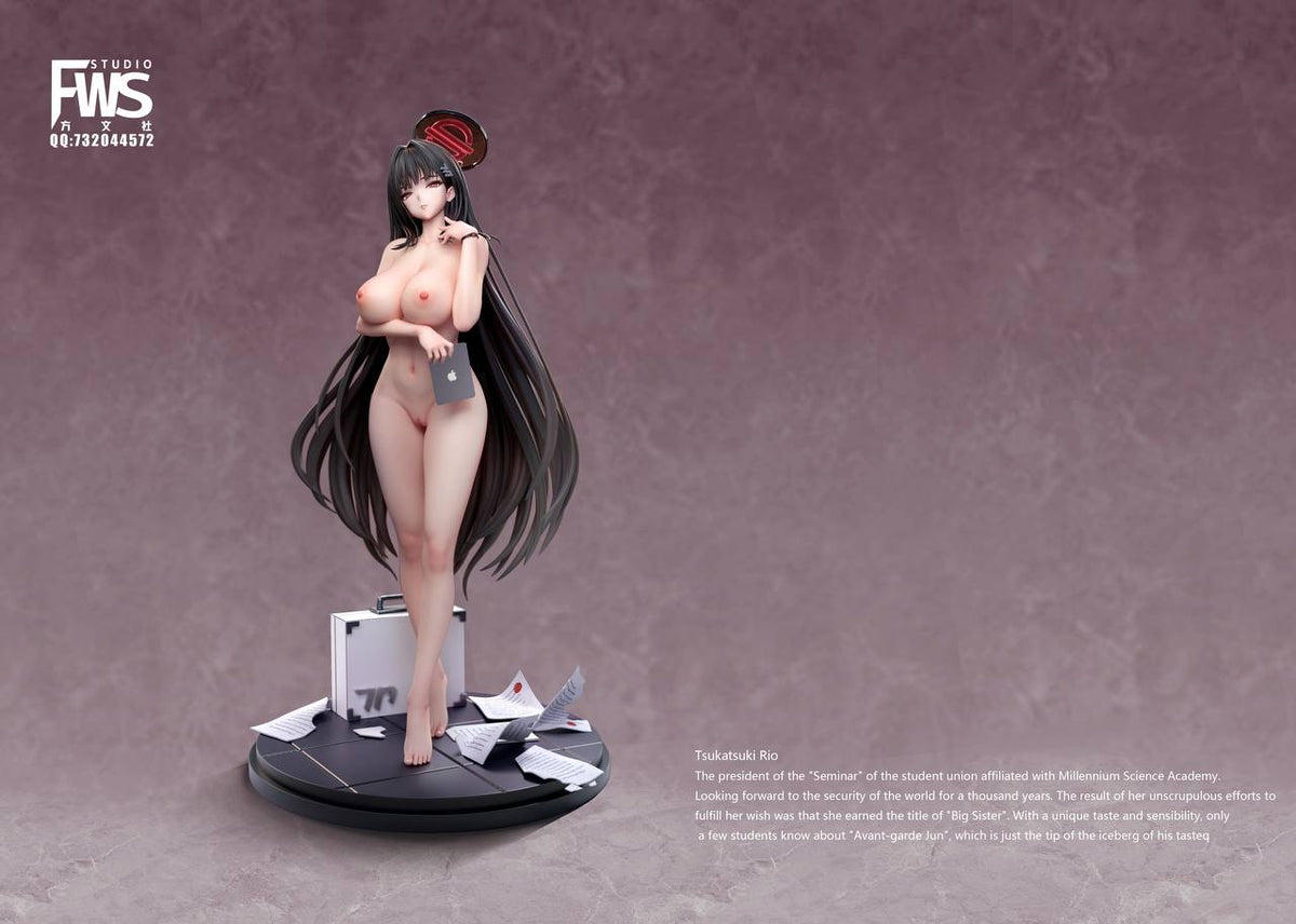 Estatuilla  Blue Archive | Tsukatsuki Rio | FWS Studio | Tienda Anime | Tico Ofertas FWS Studio