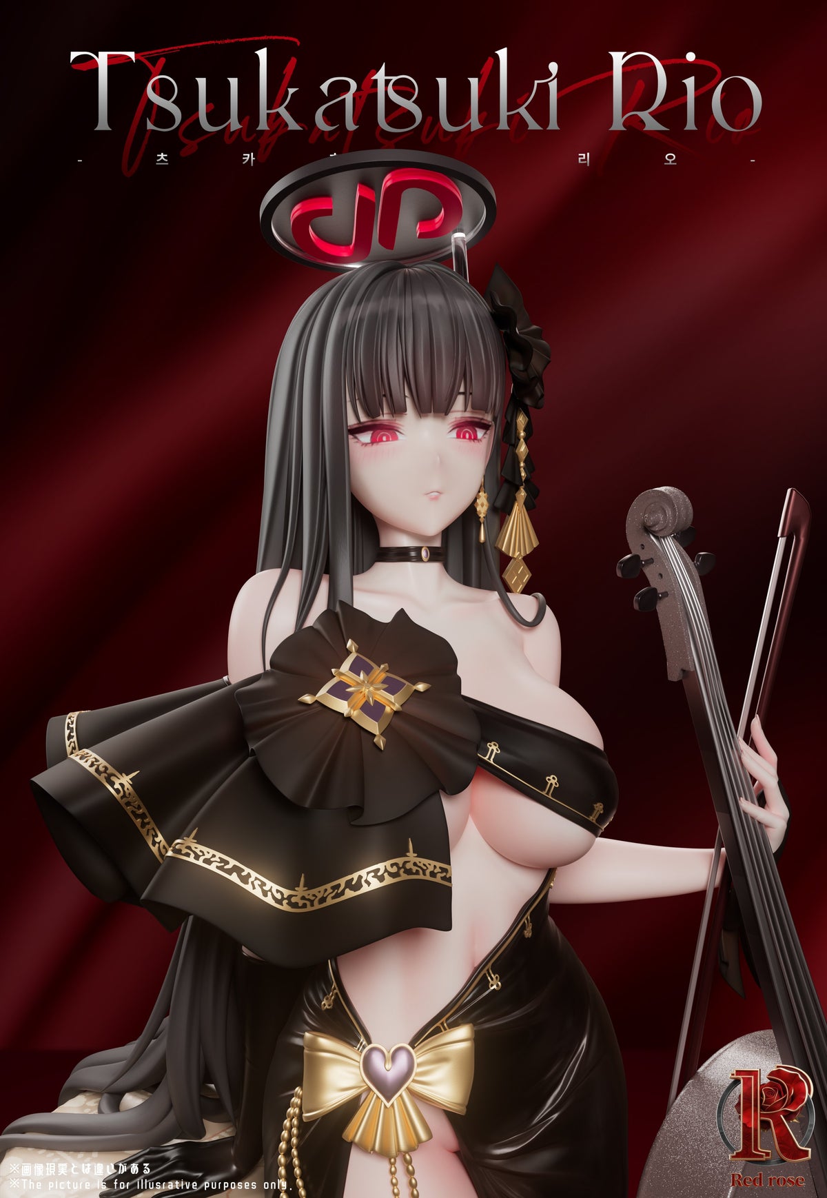 Estatuilla Blue Archive | Tsukatsuki Rio | Red Rose Studio | Tienda Anime | Tico Ofertas Red Rose Studio
