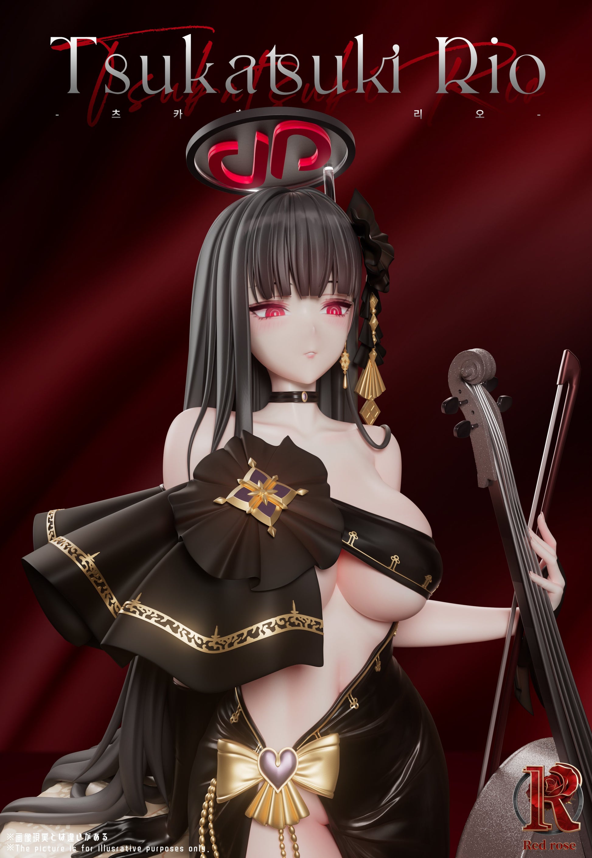 Estatuilla Blue Archive | Tsukatsuki Rio | Red Rose Studio | Tienda Anime | Tico Ofertas Red Rose Studio