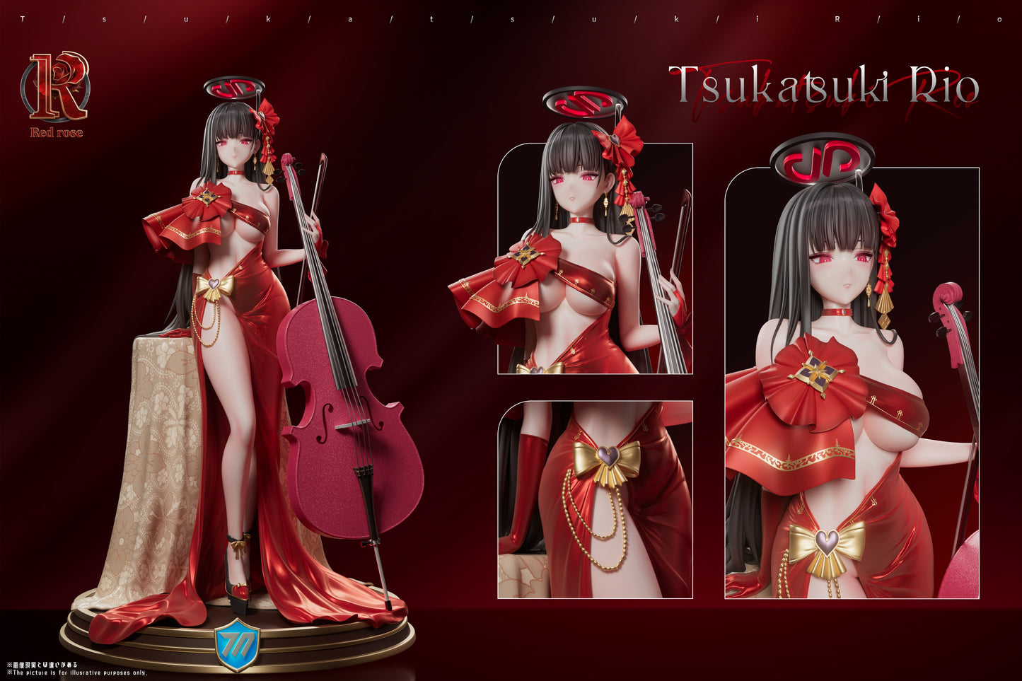 Estatuilla Blue Archive | Tsukatsuki Rio | Red Rose Studio | Tienda Anime | Tico Ofertas Red Rose Studio