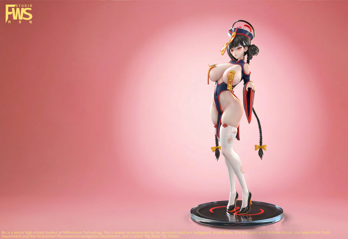 Estatuilla Blue Archive | Tsukatsuki Rio Zombie 1/6 GK Statue | FWS Studio | Tienda Anime | Tico Ofertas FWS Studio