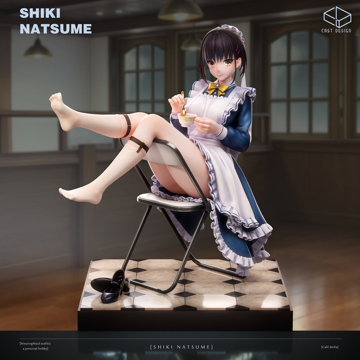 Estatuilla Cafe Stella and the Reaper’s Butterfly | Natsume Shiki 1/6 GK Statue | Cast Design Studio | Tienda Anime | Tico Ofertas Cast Design Studio