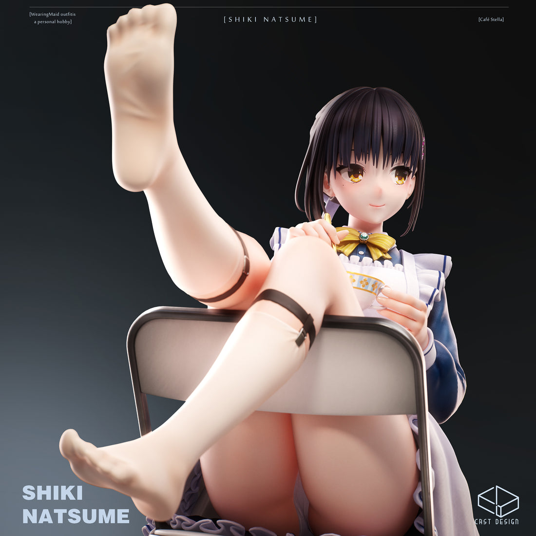 Estatuilla Cafe Stella and the Reaper’s Butterfly | Natsume Shiki 1/6 GK Statue | Cast Design Studio | Tienda Anime | Tico Ofertas