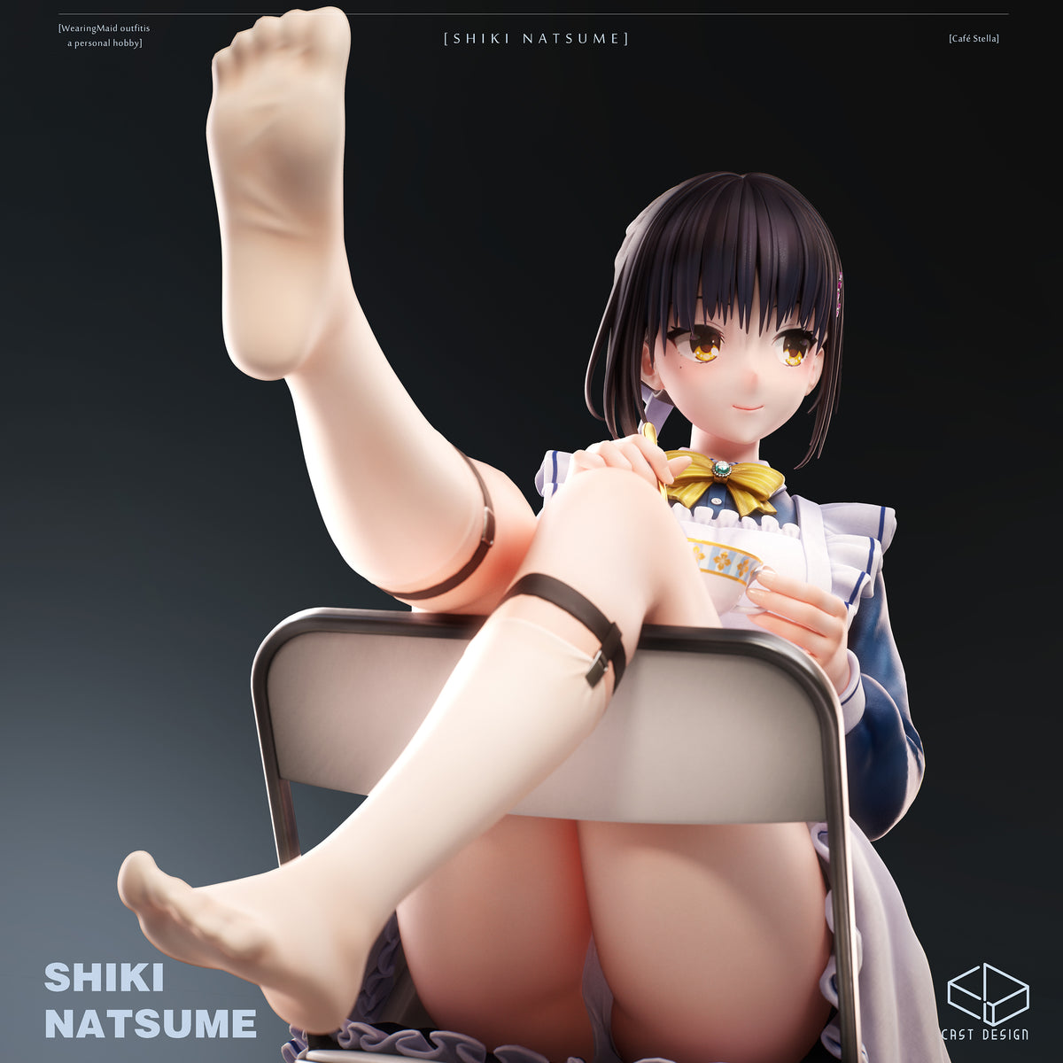Estatuilla Cafe Stella and the Reaper’s Butterfly | Natsume Shiki 1/6 GK Statue | Cast Design Studio | Tienda Anime | Tico Ofertas Cast Design Studio