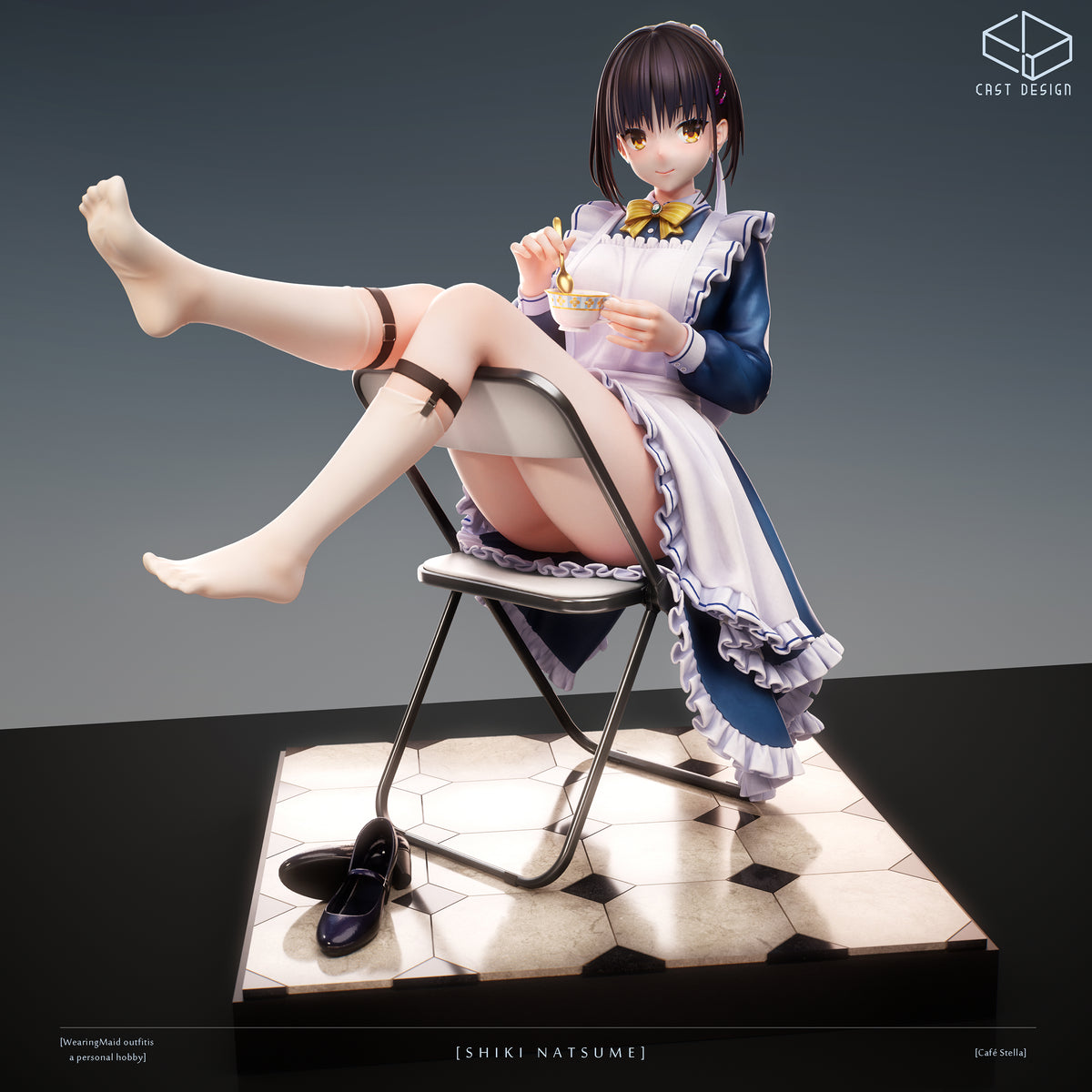 Estatuilla Cafe Stella and the Reaper’s Butterfly | Natsume Shiki 1/6 GK Statue | Cast Design Studio | Tienda Anime | Tico Ofertas Cast Design Studio