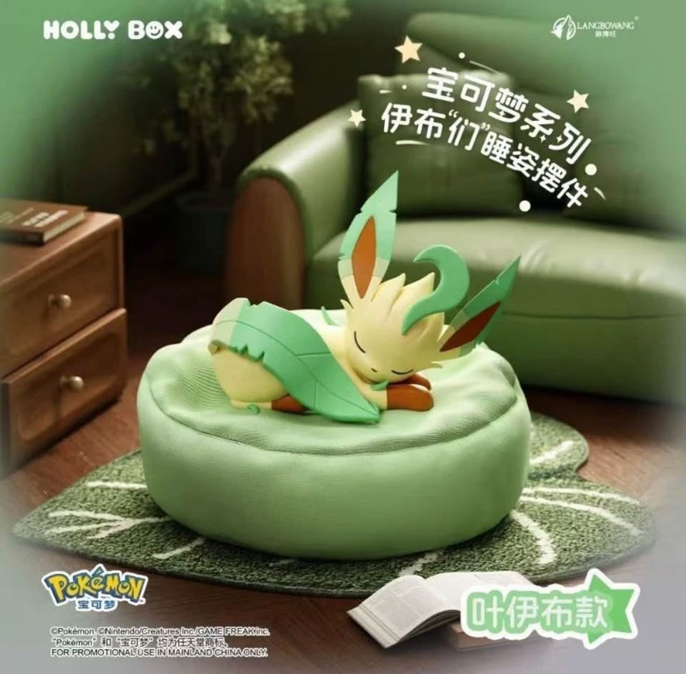Estatuilla Cajas sorpresa Eevee evoluciones dormidas – Figuras Pokémon | Tienda anime Costa Rica MOCHI Studio