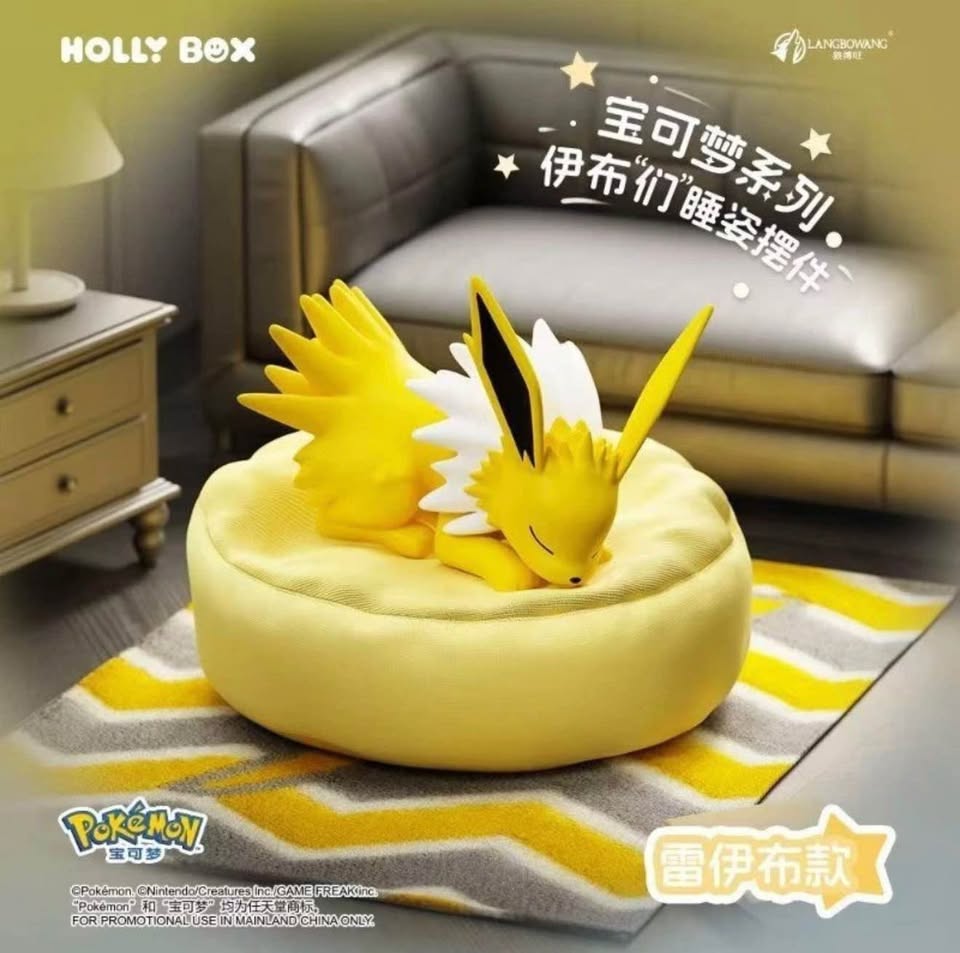 Estatuilla Cajas sorpresa Eevee evoluciones dormidas – Figuras Pokémon | Tienda anime Costa Rica MOCHI Studio