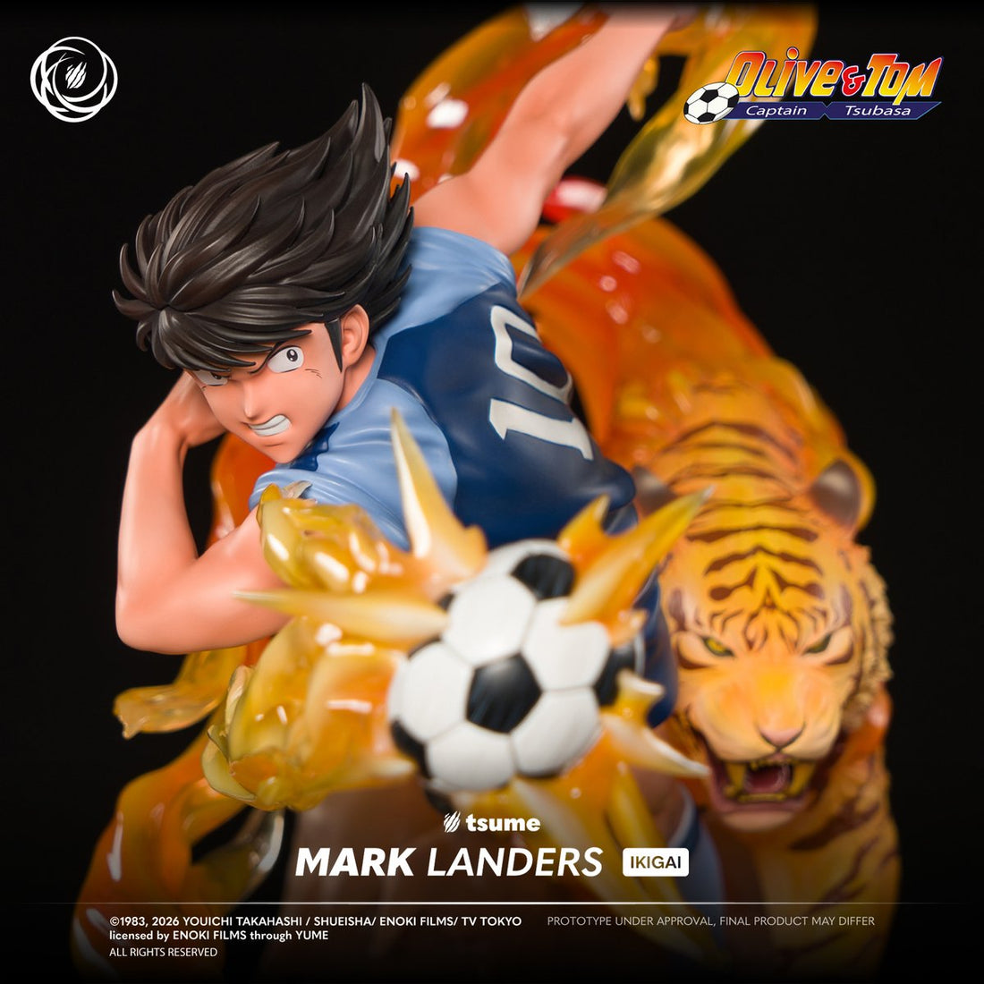 Estatuilla Captain Tsubasa | Mark Landers / Kojiro Hyuga | Tsume Studio | Tienda Anime | Tico Ofertas