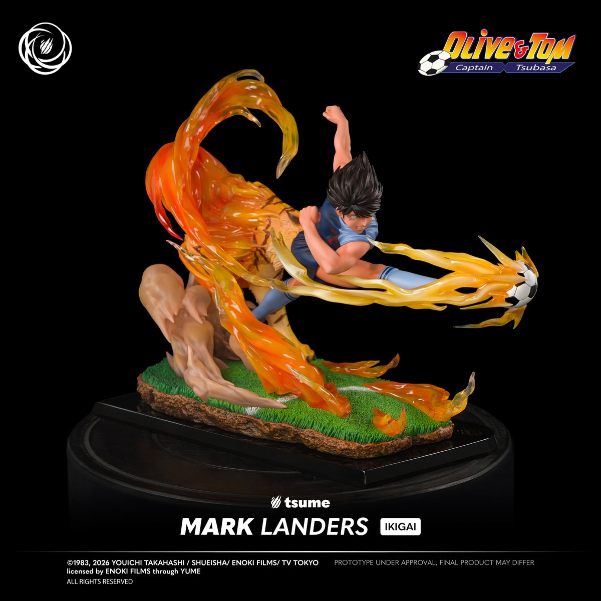 Estatuilla Captain Tsubasa | Mark Landers / Kojiro Hyuga | Tsume Studio | Tienda Anime | Tico Ofertas Tsume Studio
