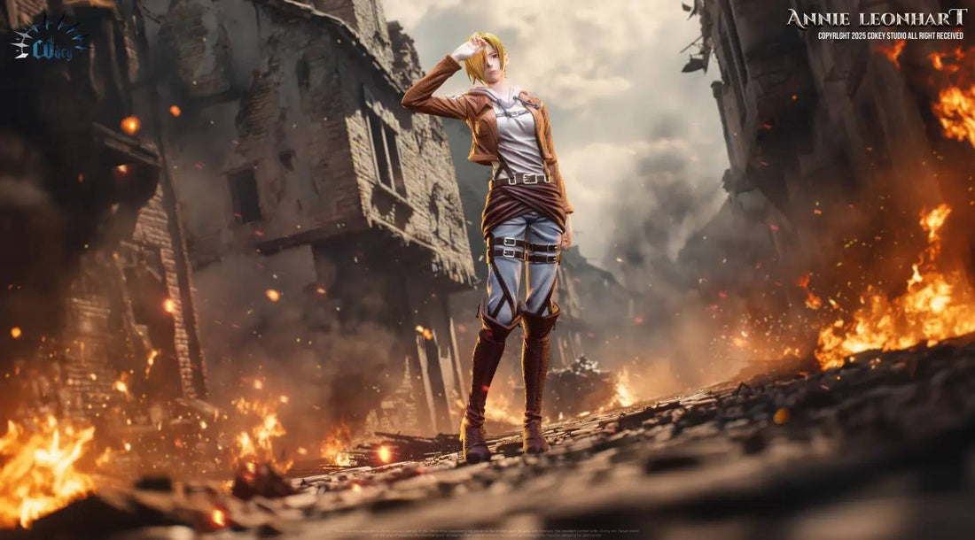 Estatuilla Cdkey Studio | Survey Corps Series | Annie Leonhart | Tienda Anime | Tico Ofertas