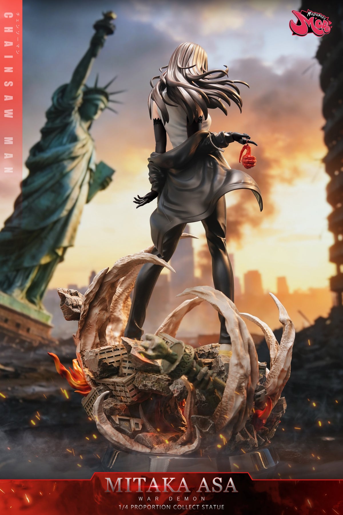 Estatuilla Chainsaw Man | Asa Mitaka x Yoru | Modomodo Studio | Tienda Anime | Tico Ofertas Modomodo Studio