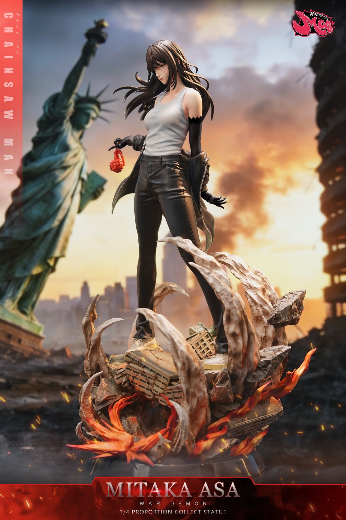 Estatuilla Chainsaw Man | Asa Mitaka x Yoru | Modomodo Studio | Tienda Anime | Tico Ofertas Modomodo Studio