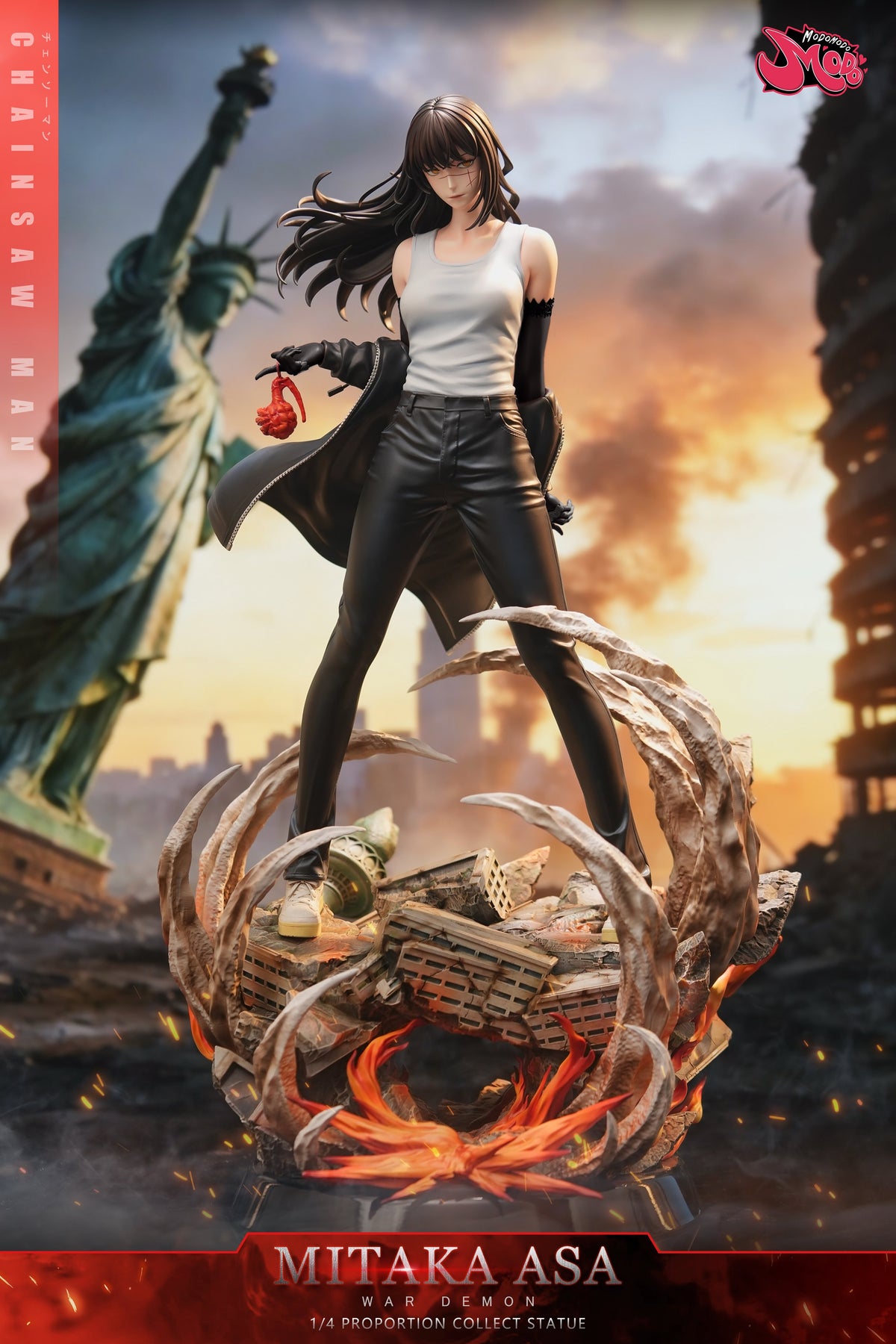 Estatuilla Chainsaw Man | Asa Mitaka x Yoru | Modomodo Studio | Tienda Anime | Tico Ofertas Modomodo Studio