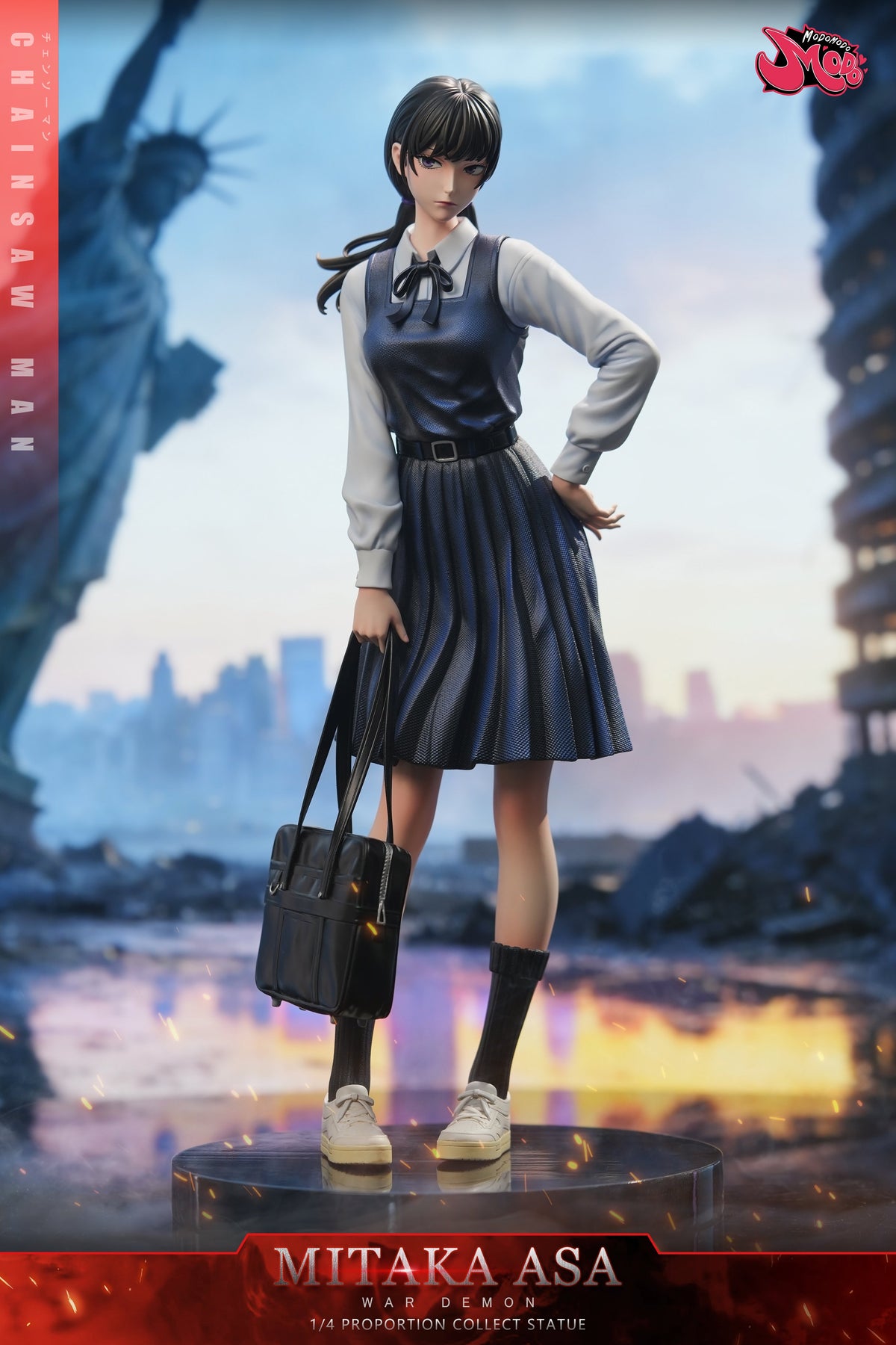 Estatuilla Chainsaw Man | Asa Mitaka x Yoru | Modomodo Studio | Tienda Anime | Tico Ofertas Modomodo Studio