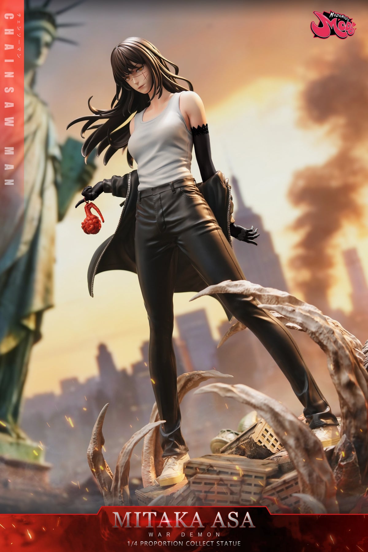 Estatuilla Chainsaw Man | Asa Mitaka x Yoru | Modomodo Studio | Tienda Anime | Tico Ofertas Modomodo Studio