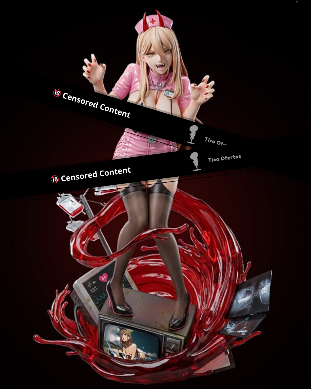 Estatuilla Chainsaw Man | Power – Nurse Ver. | Tienda Anime | Tico Ofertas Feng Shan Huo Tian Studio