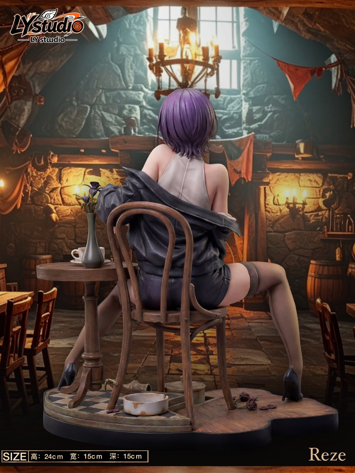 Estatuilla Chainsaw Man | Reze 1/6 GK Statue | LY Studio | Tienda Anime | Tico Ofertas LY Studio