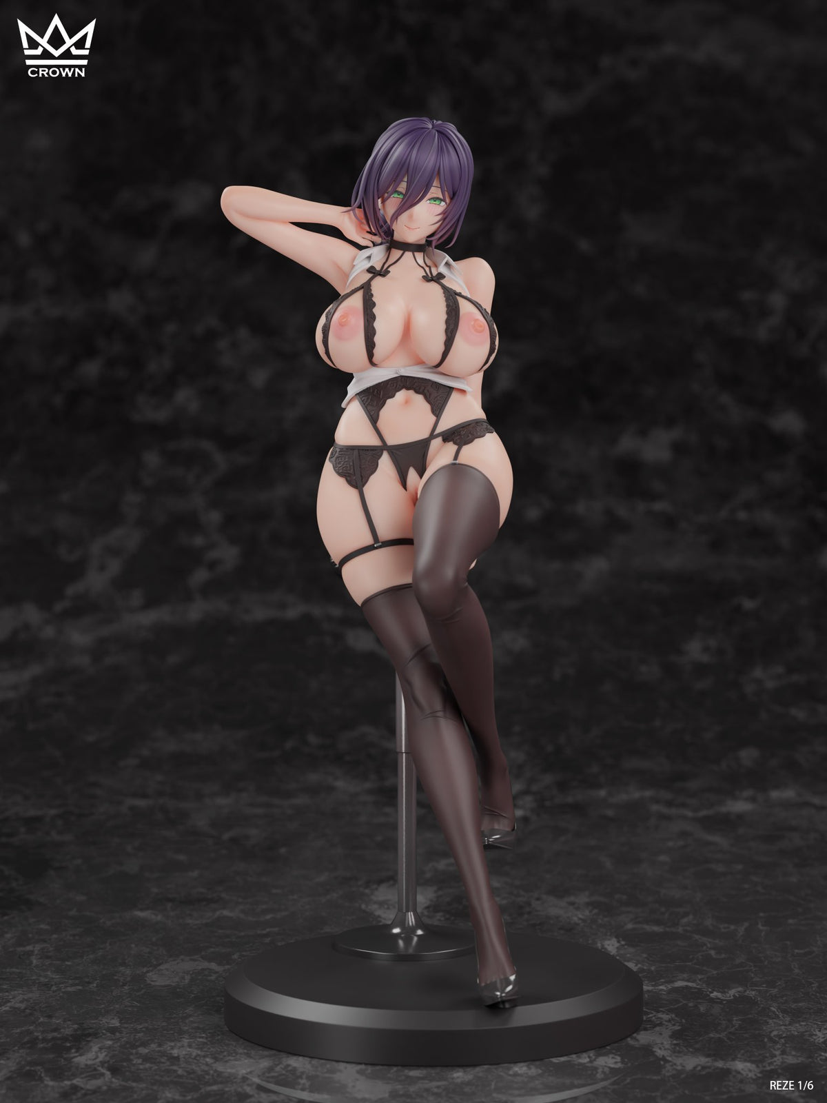 Estatuilla Chainsaw Man | Reze (BOOM Ver.) | CROWN Studio | Escala 1/6 | Tico Ofertas Mountain Rain Cloud Studio