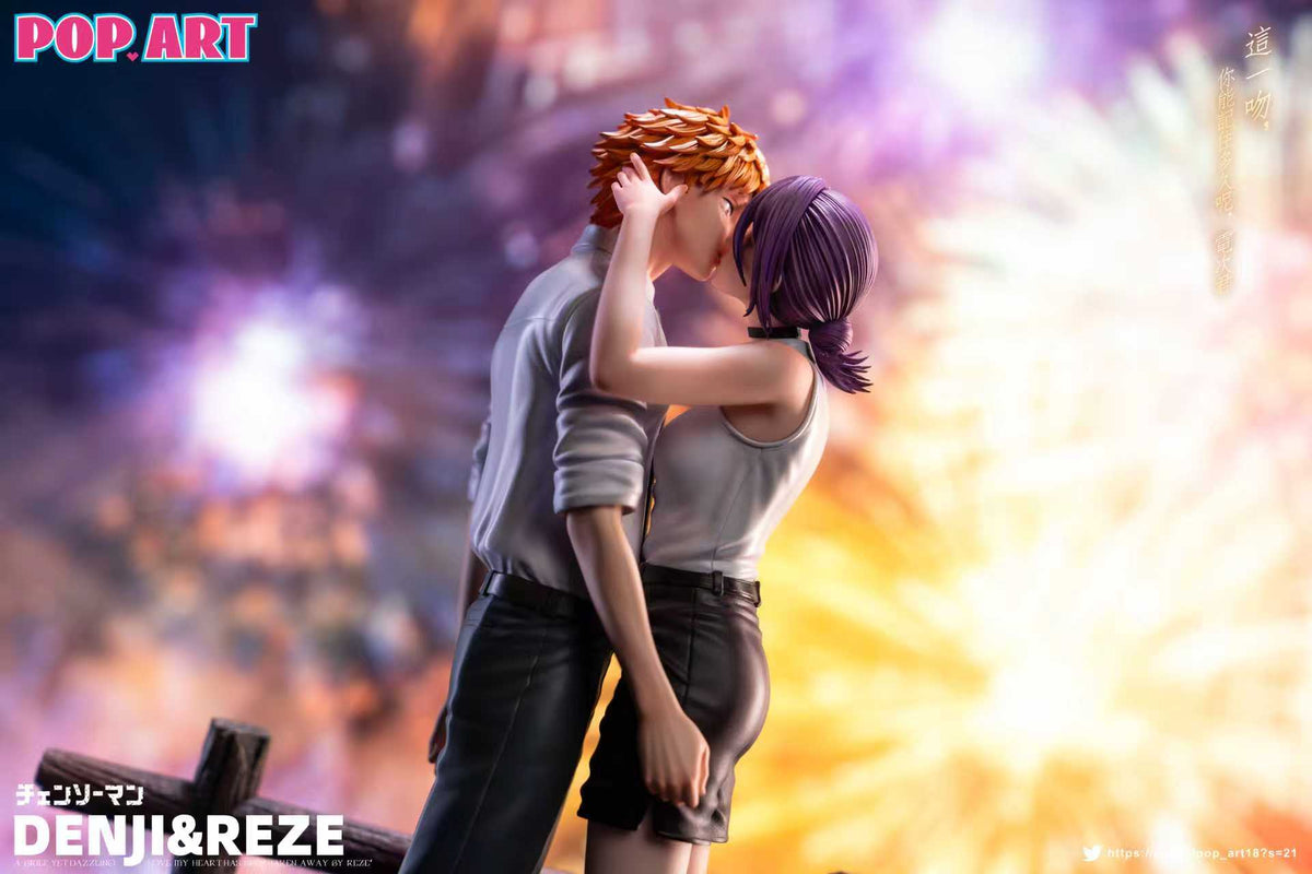 Estatuilla Chainsaw Man | Reze × Denji | POP.ART Studio | Tienda Anime | Tico Ofertas POP.ART Studio