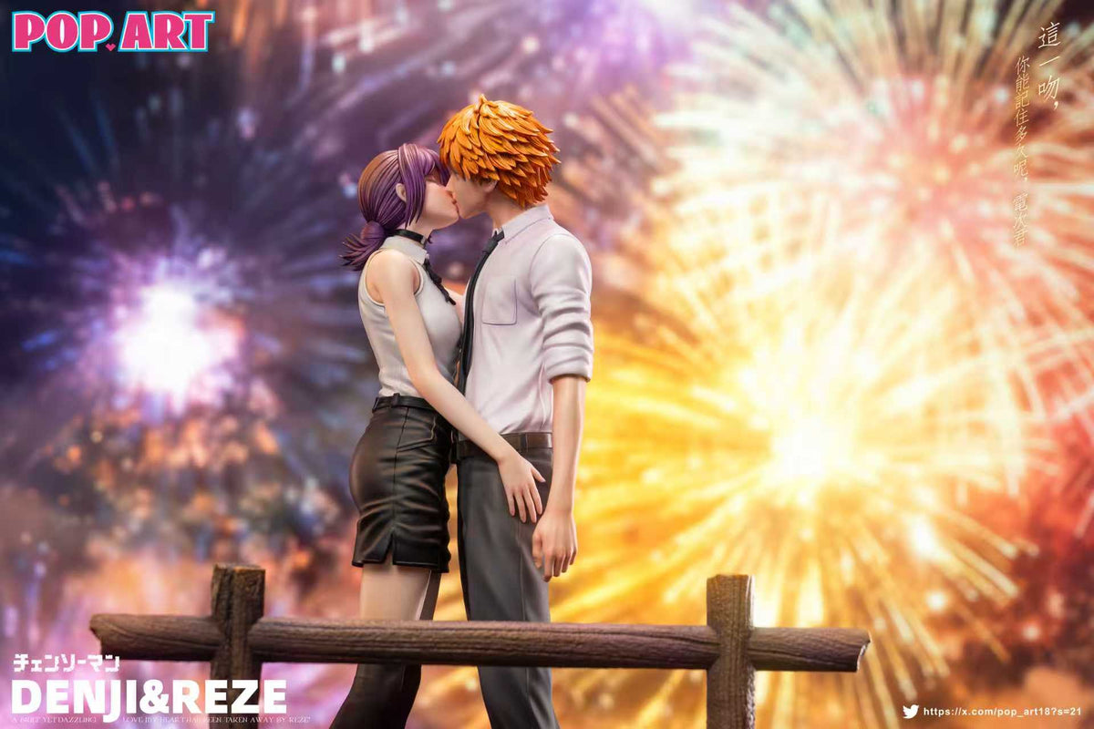 Estatuilla Chainsaw Man | Reze × Denji | POP.ART Studio | Tienda Anime | Tico Ofertas POP.ART Studio