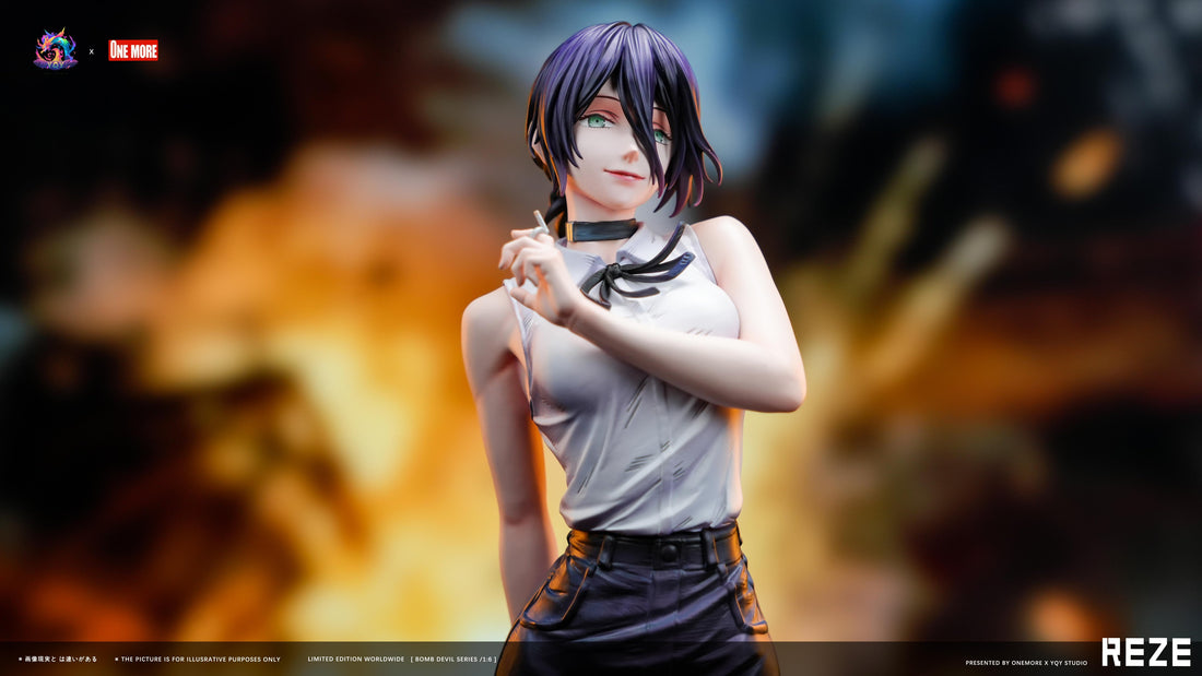 Estatuilla Chainsaw Man | Reze GK Statue | ONE MORE Studio x YQY Studio | Tienda Anime | Tico Ofertas