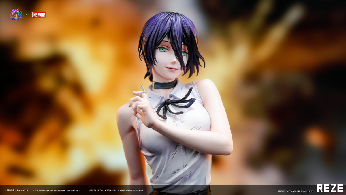 Estatuilla Chainsaw Man | Reze GK Statue | ONE MORE Studio x YQY Studio | Tienda Anime | Tico Ofertas ONE MORE Studio x YQY Studio