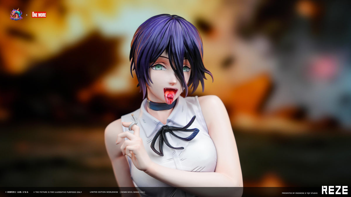 Estatuilla Chainsaw Man | Reze GK Statue | ONE MORE Studio x YQY Studio | Tienda Anime | Tico Ofertas ONE MORE Studio x YQY Studio