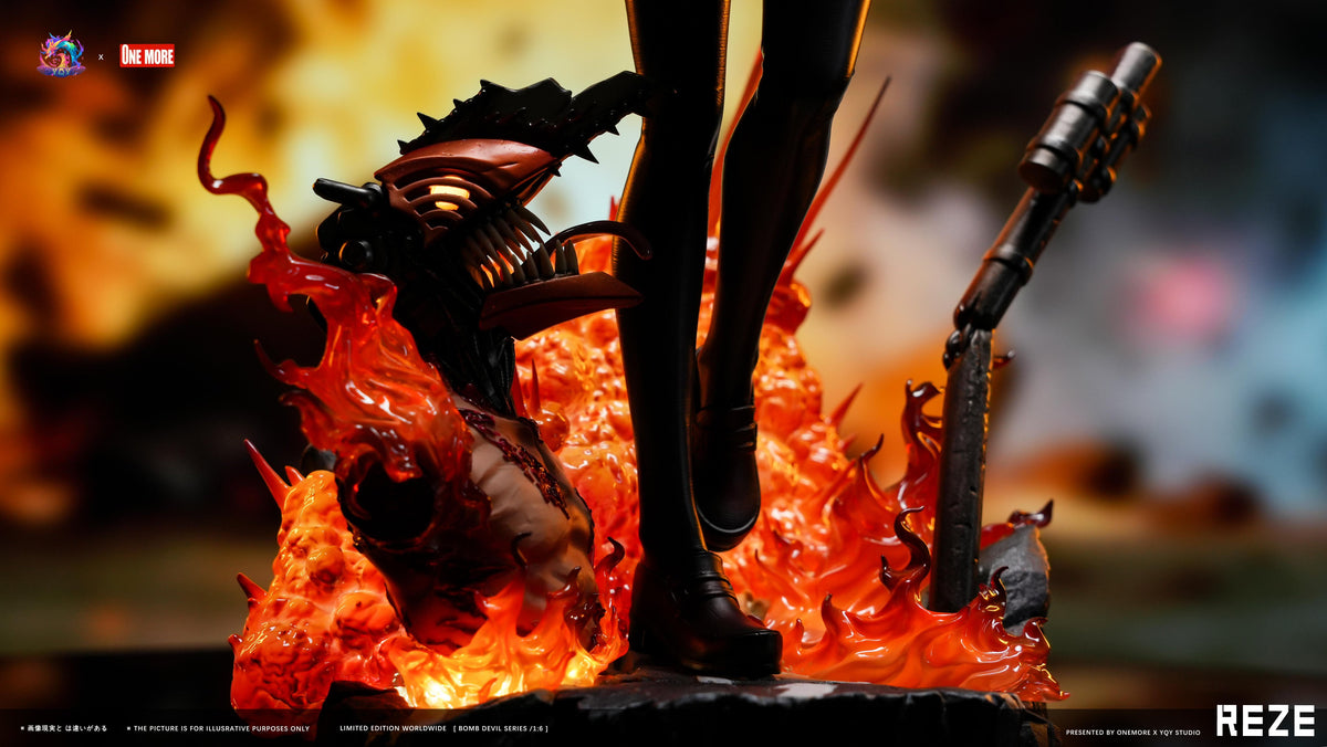 Estatuilla Chainsaw Man | Reze GK Statue | ONE MORE Studio x YQY Studio | Tienda Anime | Tico Ofertas ONE MORE Studio x YQY Studio