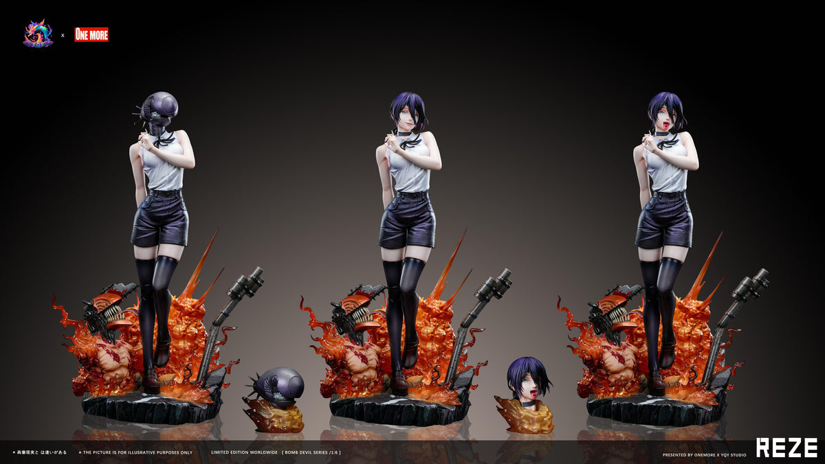Estatuilla Chainsaw Man | Reze GK Statue | ONE MORE Studio x YQY Studio | Tienda Anime | Tico Ofertas ONE MORE Studio x YQY Studio